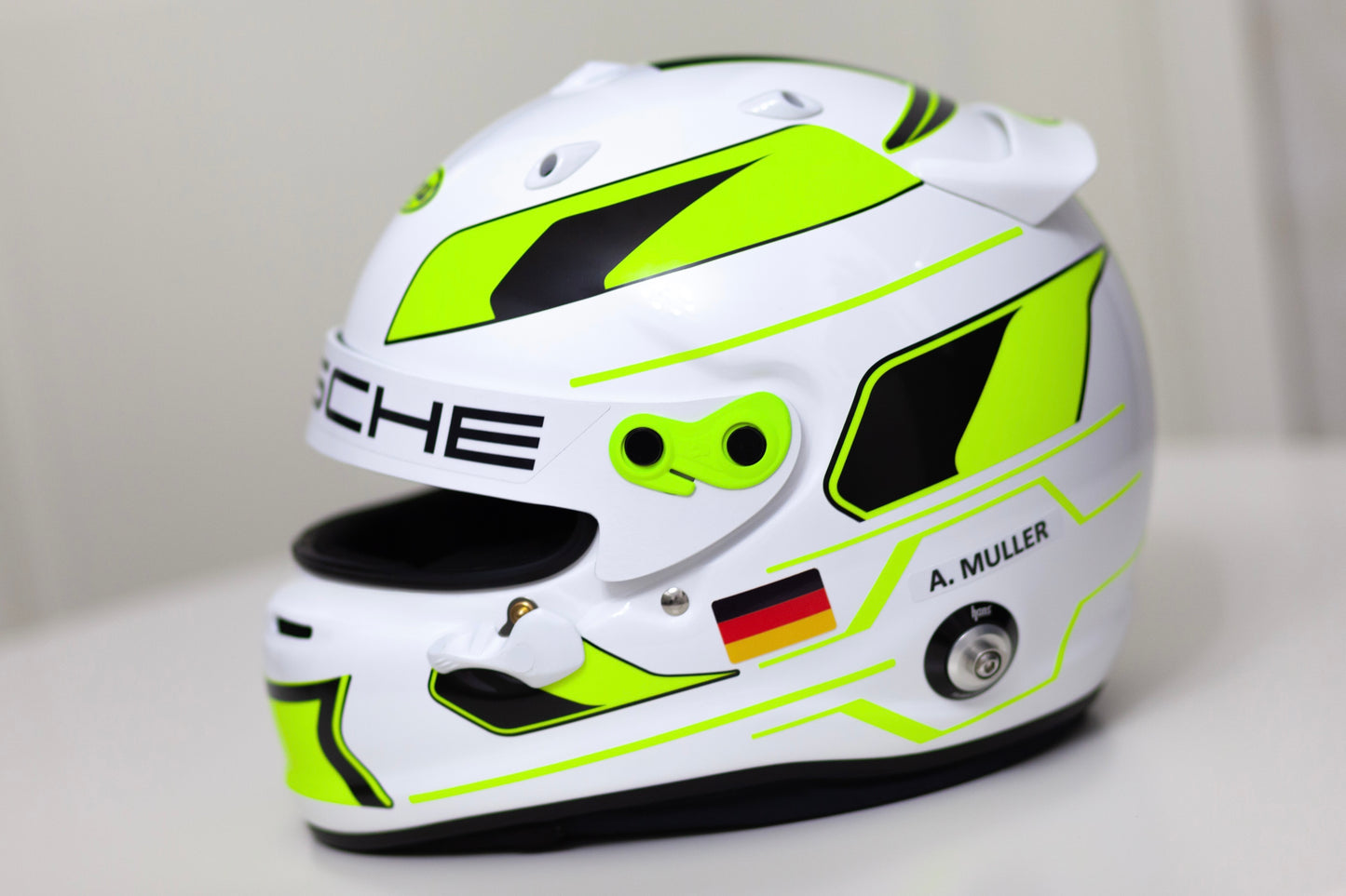 MONACO Sticker Kit for helmet Color Scheme #2 with Fluo (design pack) (Karting, Motorsport, Moto)