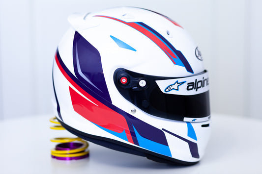SPEED Stickers kit for helmet Color scheme #1 (design pack) (Karting, Motorsport, Moto)