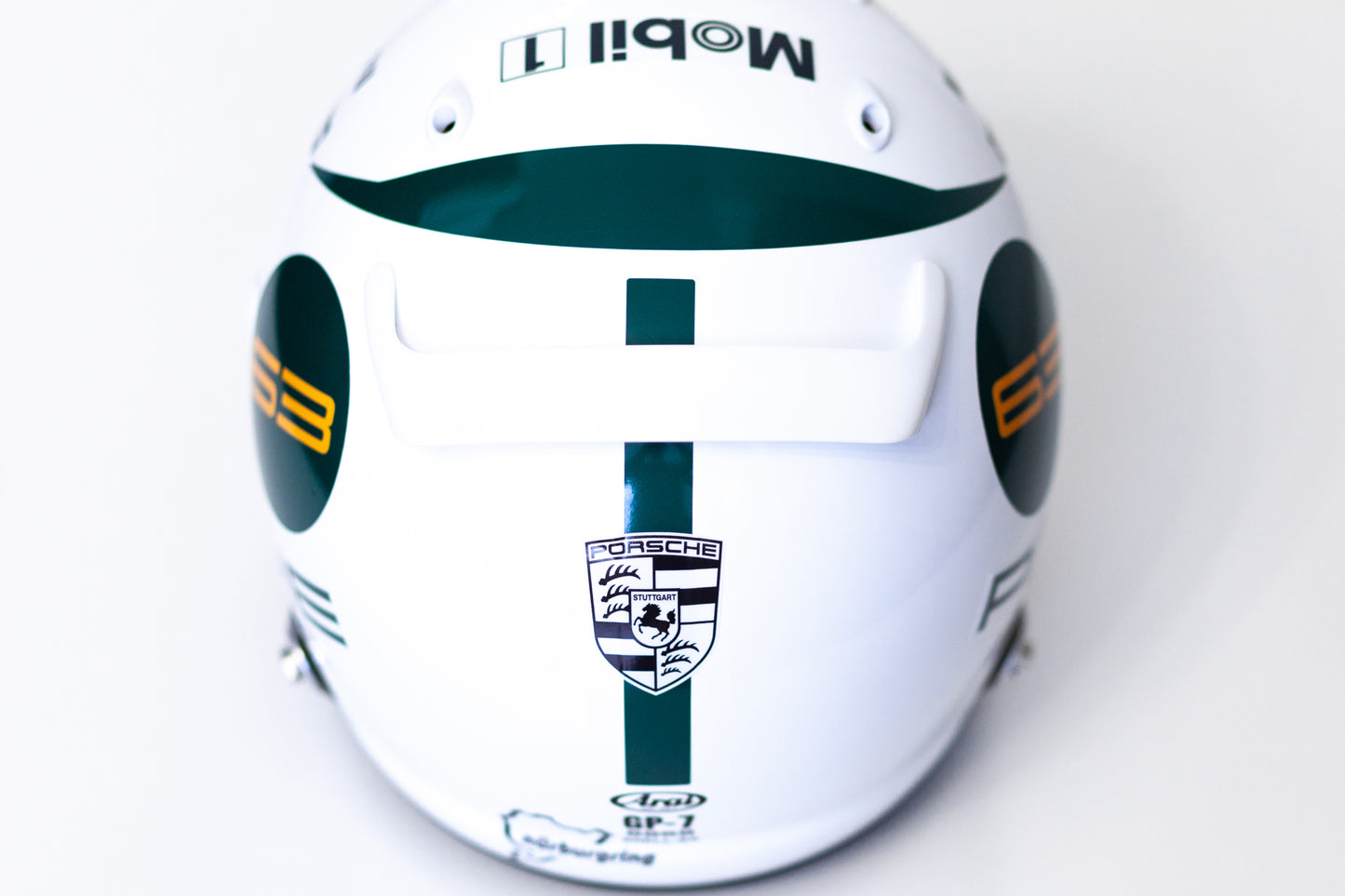PORSCHE Challenge Helmet Sticker Pack Color Scheme #2 GREEN (design pack) (Karting, Motorsport, Moto)