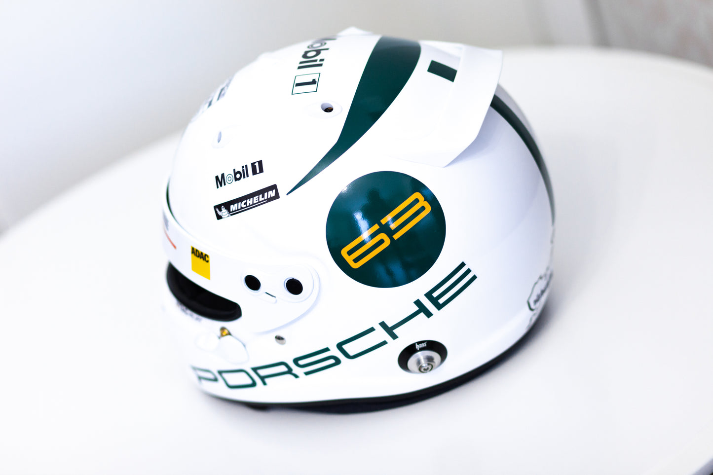 PORSCHE Challenge Helmet Sticker Pack Color Scheme #2 GREEN (design pack) (Karting, Motorsport, Moto)