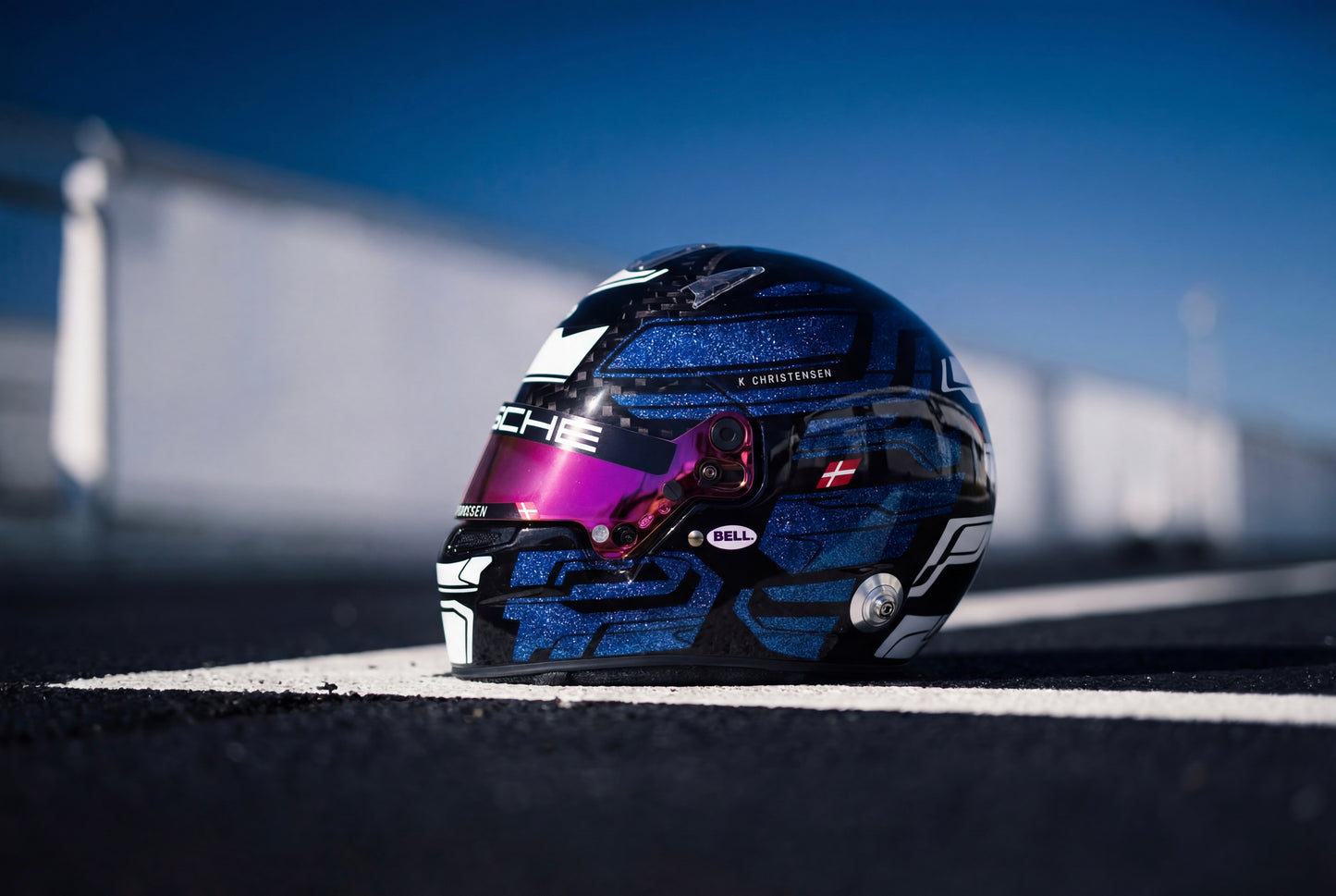 ADRIA Sticker Kit for helmet Color Scheme #4 with Glitter metallic (design pack) (Karting, Motorsport, Moto)