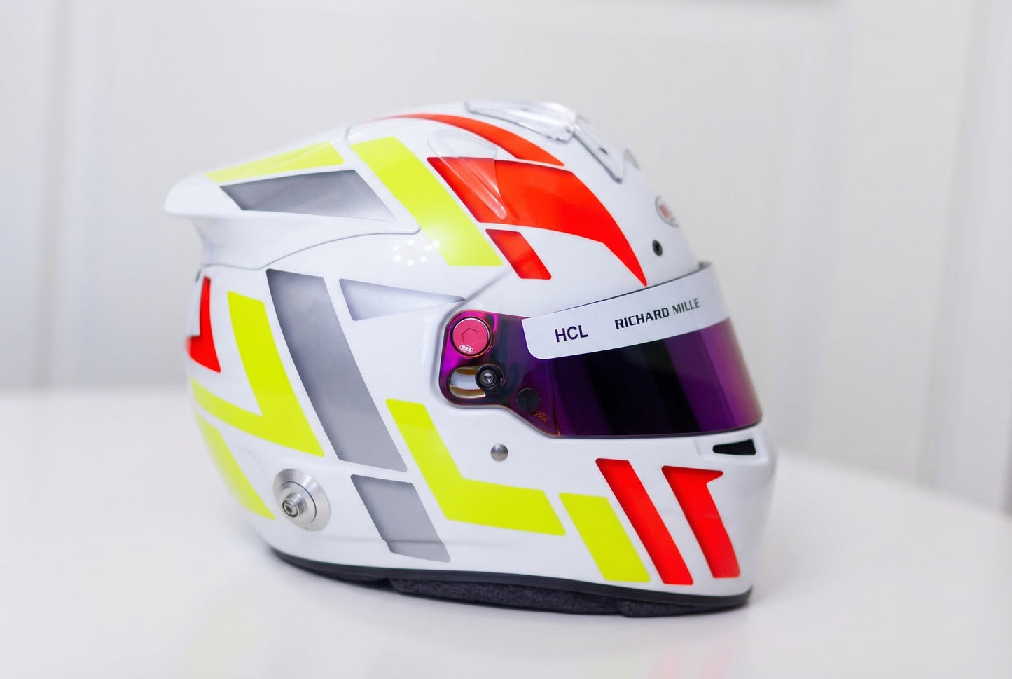 FORMULA Helmet Sticker Kit Color Scheme #3 with part FLUO (design pack) (Karting, Motorsport)