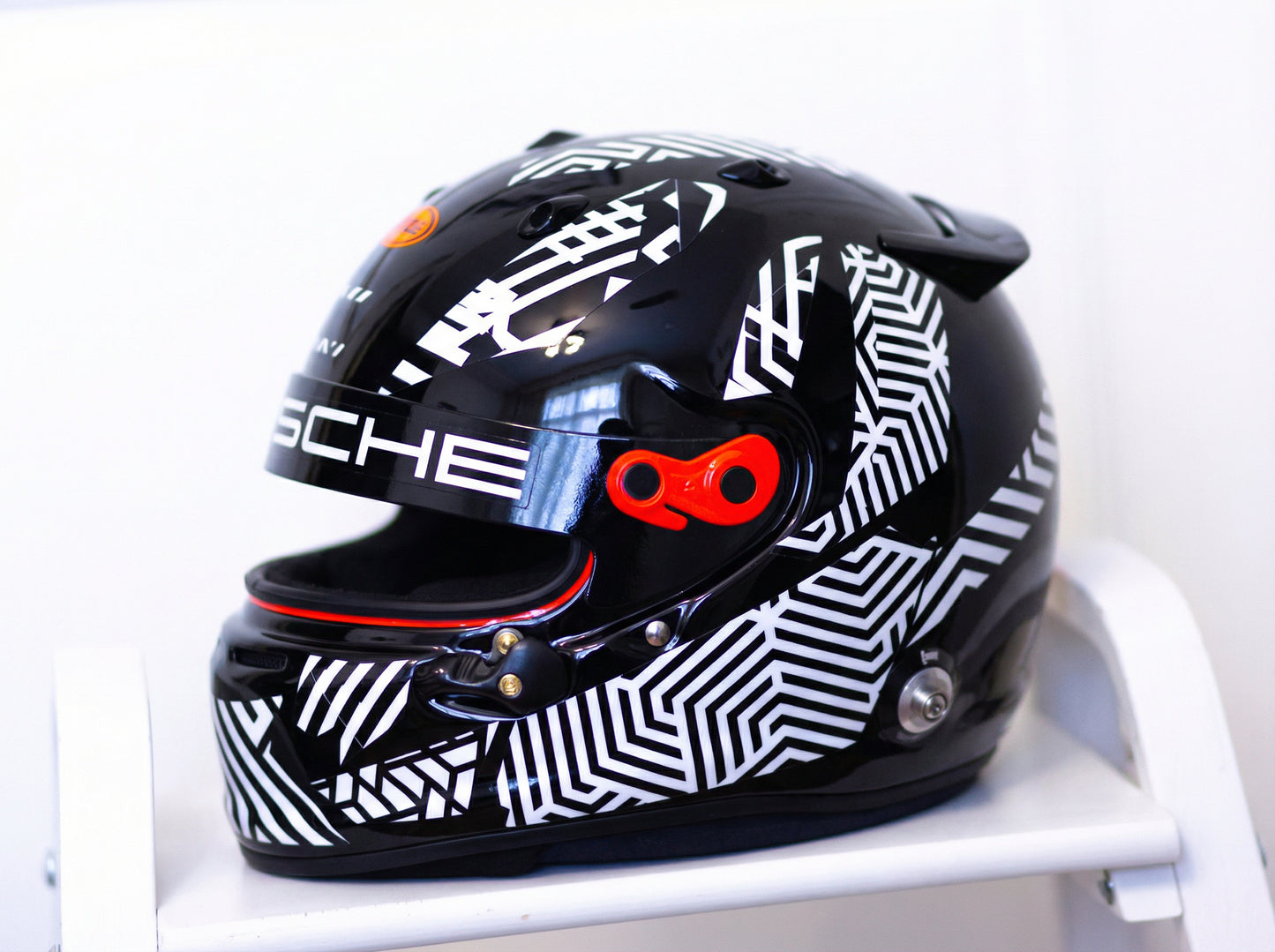 ZEBRA CAMUFLAGE Stickers for helmet Color scheme #1 (design pack) (Karting, Motorsport, Moto)