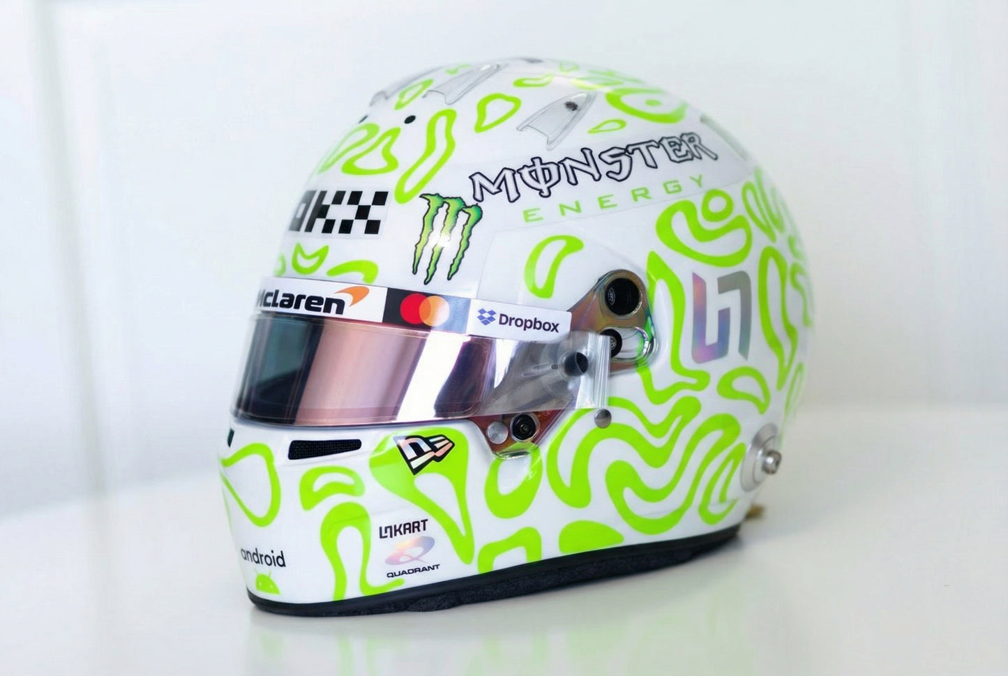 LANDO 2025 Sticker Kit for helmet Color Scheme 1 in FLUO (design pack) (Karting, Motorsport, Moto)