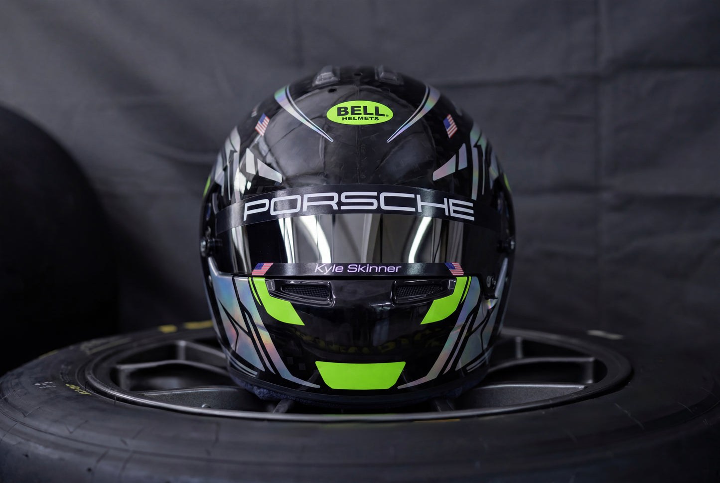 OMEGA Sticker Kit for helmet Color Scheme #3 with Fluo & Chrome (design pack) (Karting, Motorsport, Moto)