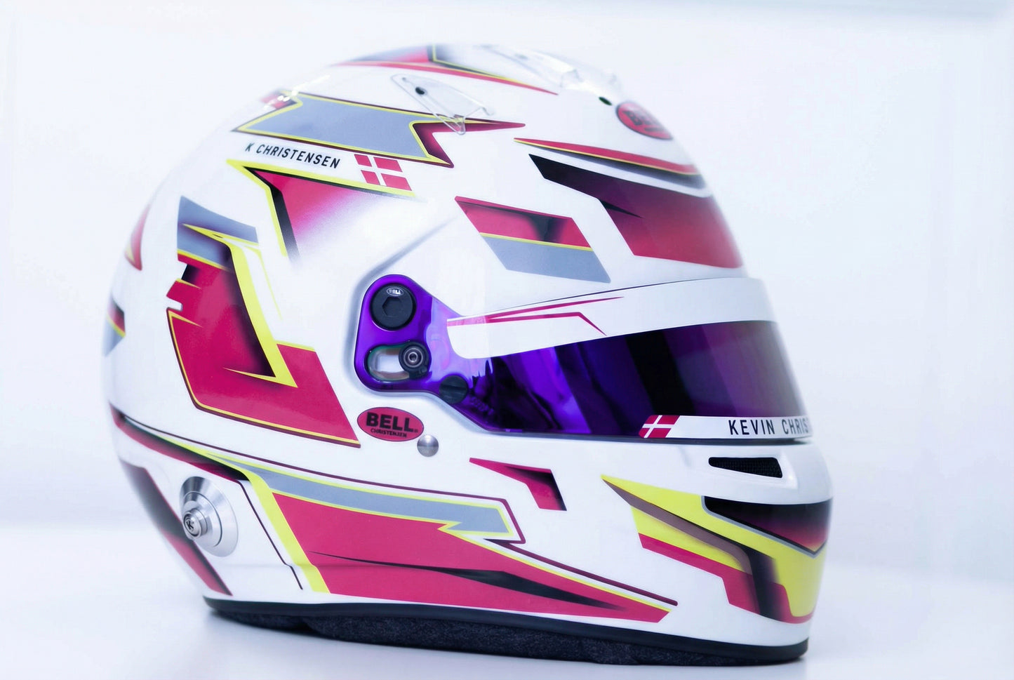 ALPHA Sticker Kit for helmet Color Scheme #5 (design pack) (Karting, Motorsport, Moto)