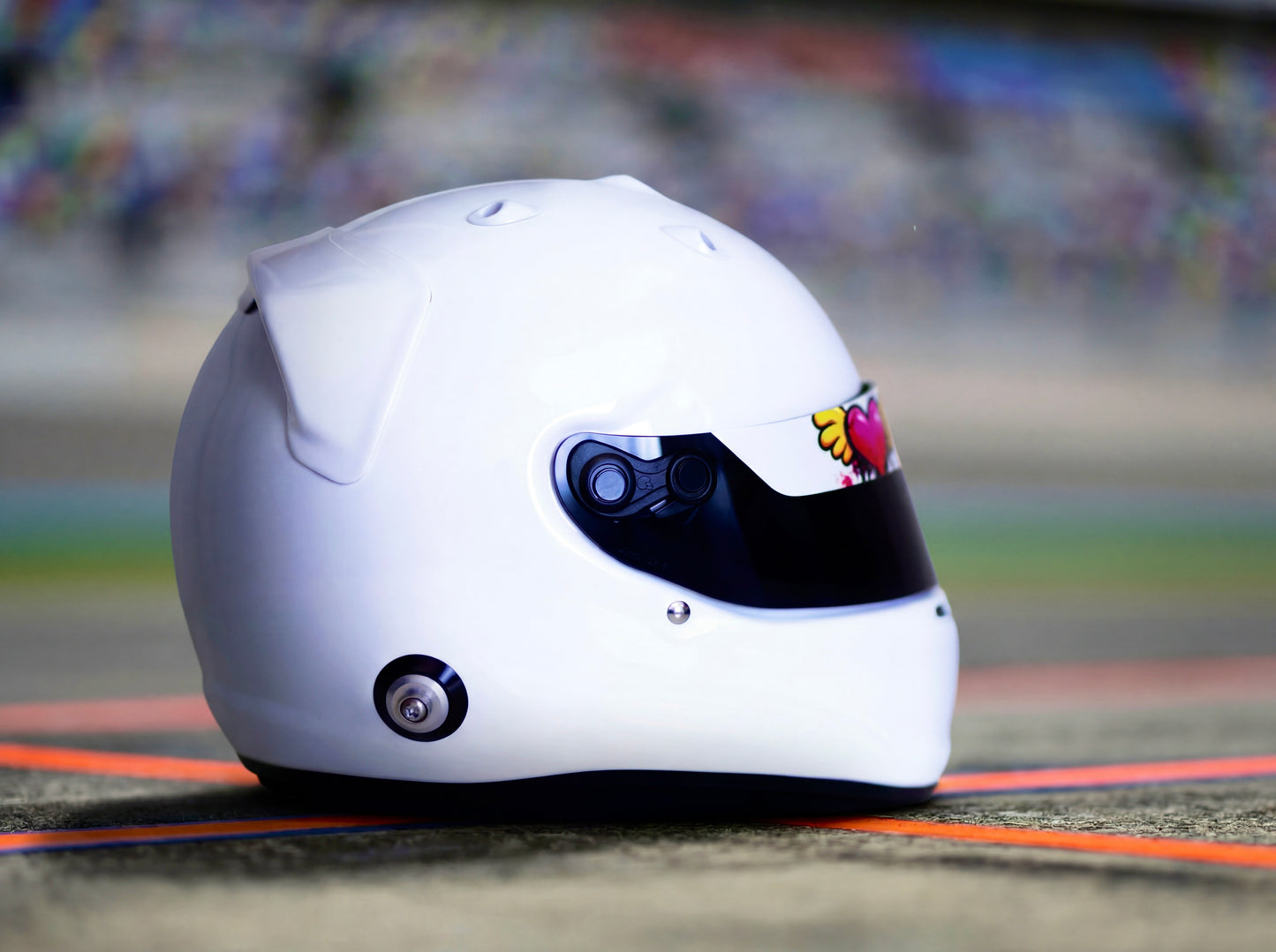 BORN WILD visor stripe for helmet (Karting, Motorsport, Moto)