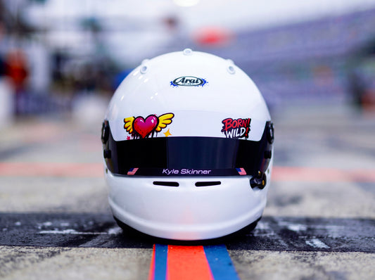 BORN WILD visor stripe for helmet (Karting, Motorsport, Moto)