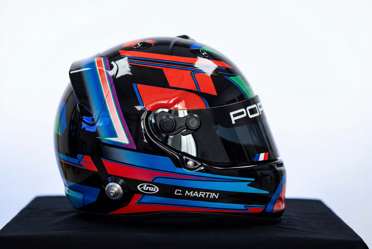 CORSA Sticker Kit for helmet Color Scheme #3 (design pack) (Karting, M ...
