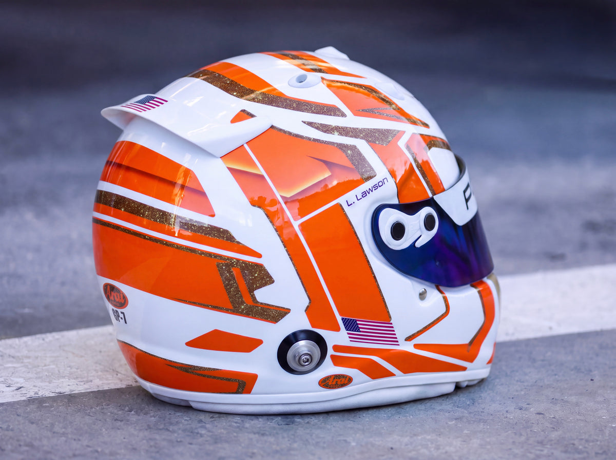ASCARI Sticker Kit for helmet Color Scheme #12 (design pack) (Karting, Motorsport, Moto)