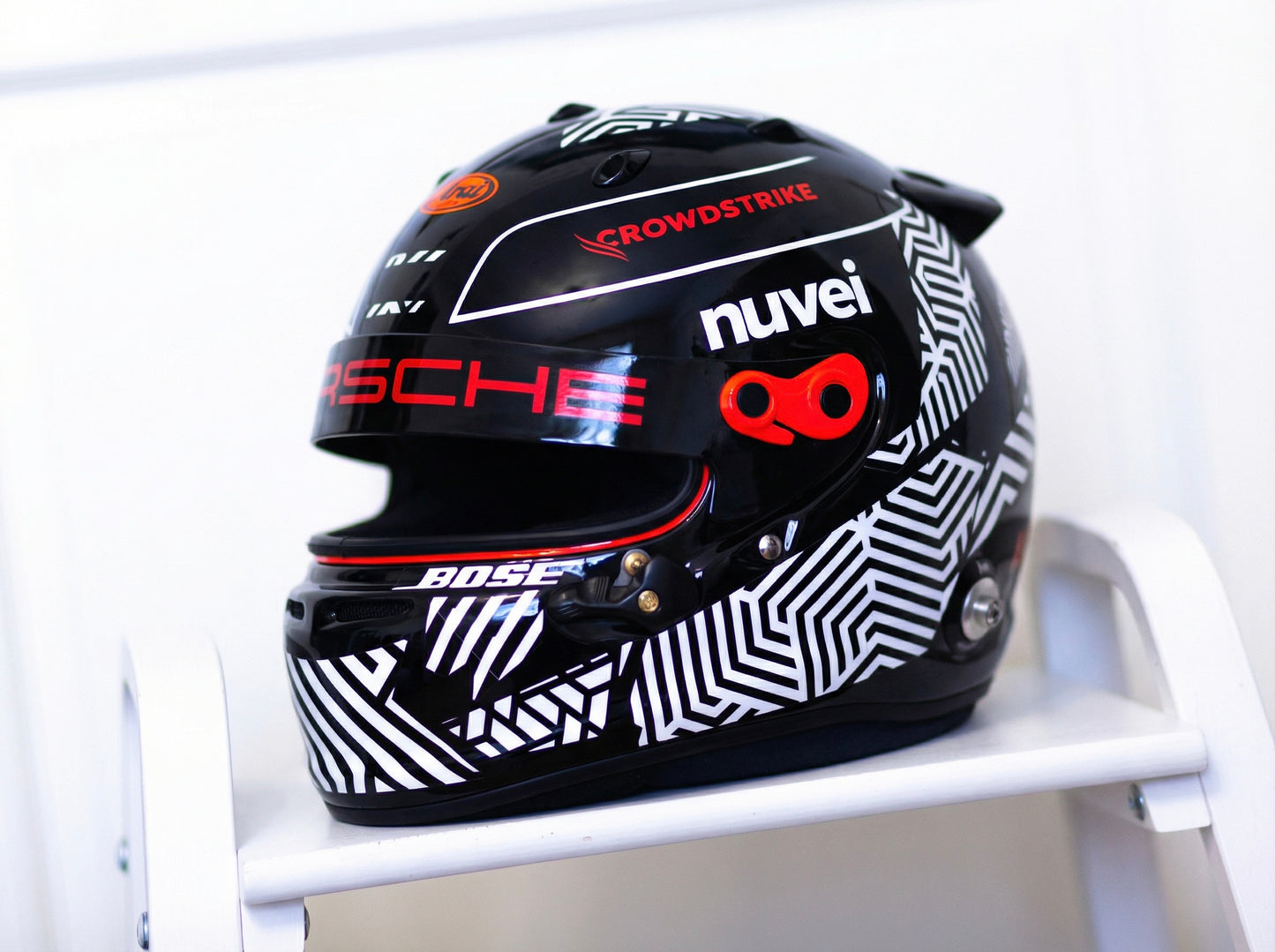 ZEBRA CAMUFLAGE Stickers for helmet Color scheme #1 with Sponsor kit (design pack) (Karting, Motorsport, Moto)