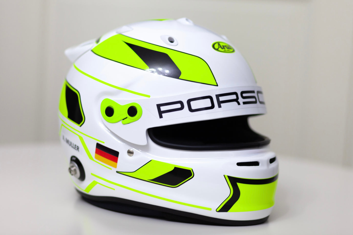 MONACO Sticker Kit for helmet Color Scheme #2 with Fluo (design pack) (Karting, Motorsport, Moto)