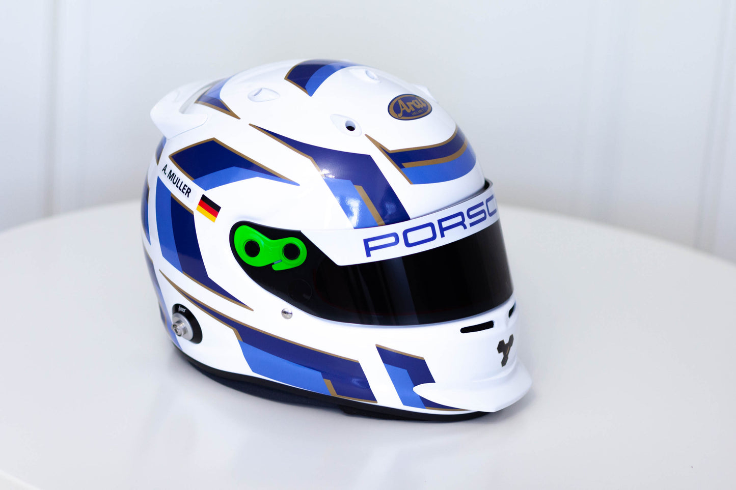 ATOMIC Stickers for helmet Color scheme #4 (design pack) (Karting, Motorsport, Moto)
