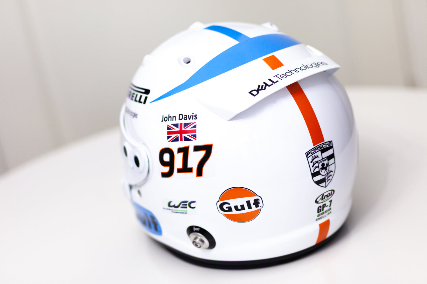 GULF Helmet Sticker Pack (design pack) (Karting, Motorsport, Moto)