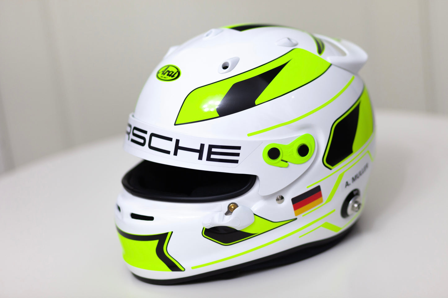 MONACO Sticker Kit for helmet Color Scheme #2 with Fluo (design pack) (Karting, Motorsport, Moto)