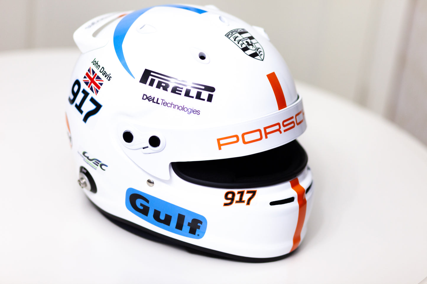 GULF Helmet Sticker Pack (design pack) (Karting, Motorsport, Moto)