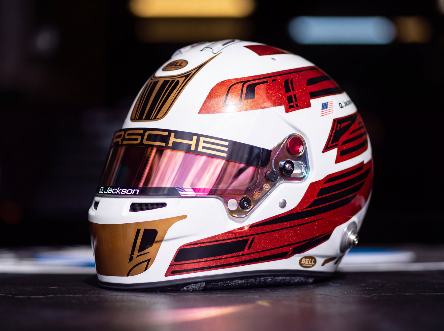 CHAMPION Sticker Kit for helmet Color Scheme #7 with Glitter & Metal (design pack) (Karting, Motorsport, Moto)
