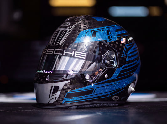 CHAMPION Sticker Kit for helmet Color Scheme #8 with Glitter & Metal (design pack) (Karting, Motorsport, Moto)