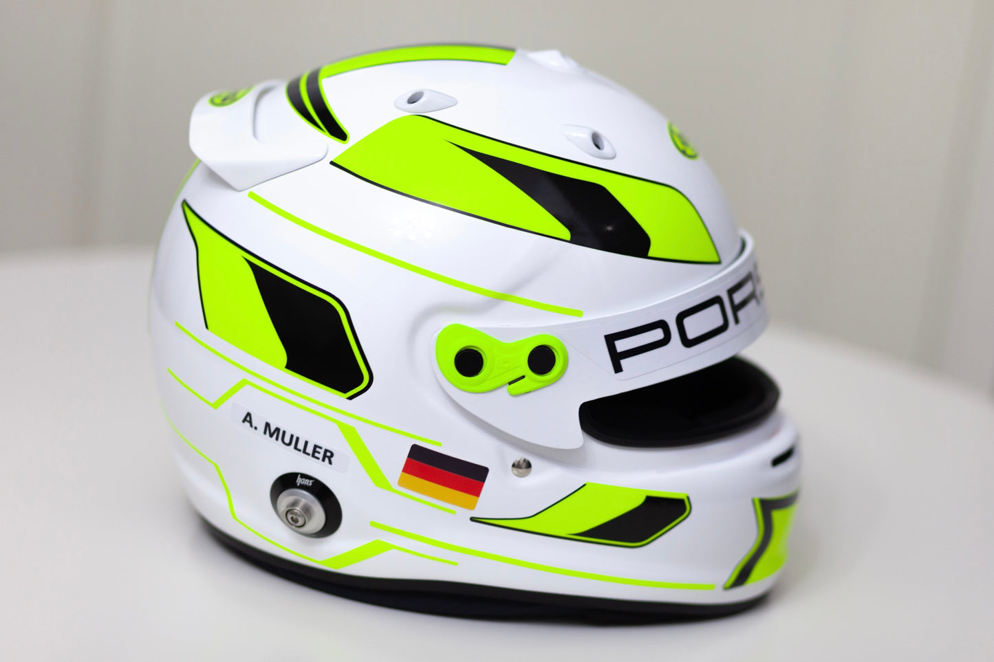 MONACO Sticker Kit for helmet Color Scheme #2 with Fluo (design pack) (Karting, Motorsport, Moto)