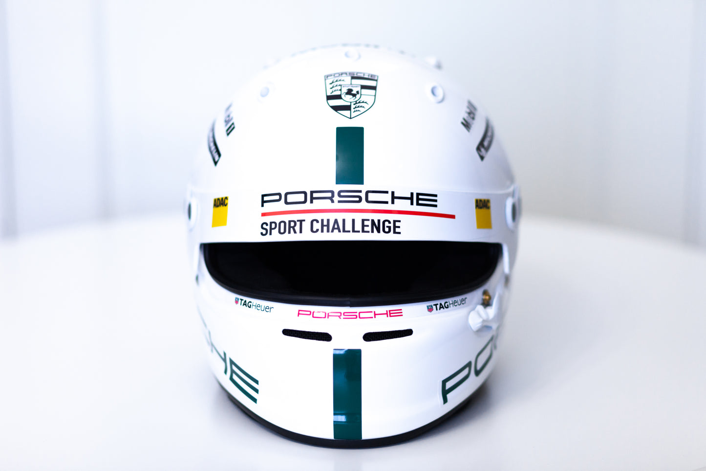 PORSCHE Challenge Helmet Sticker Pack Color Scheme #2 GREEN (design pack) (Karting, Motorsport, Moto)