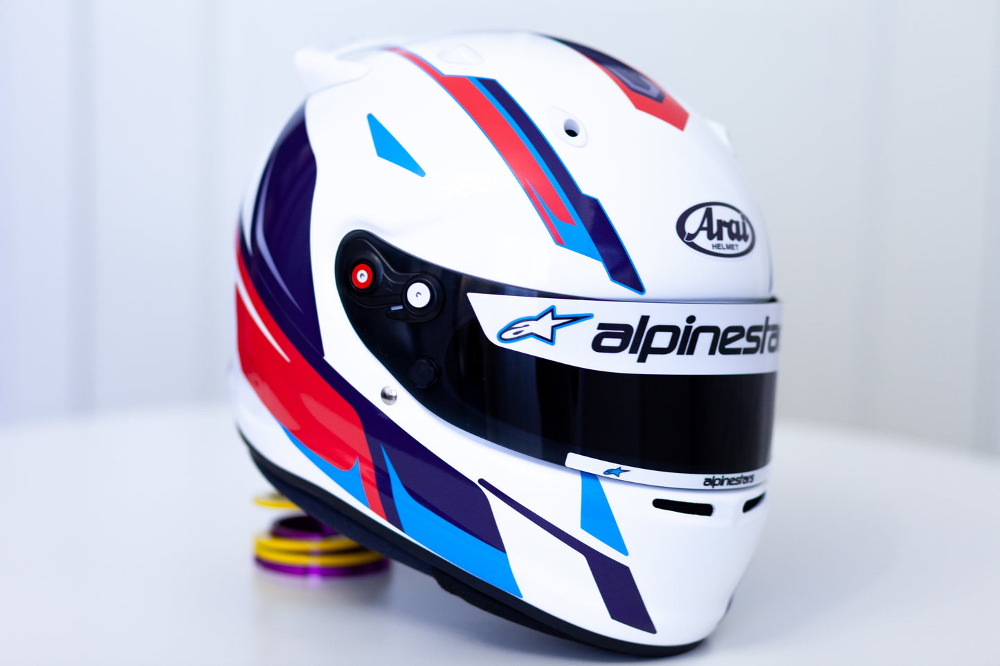 SPEED Stickers kit for helmet Color scheme #1 (design pack) (Karting, Motorsport, Moto)