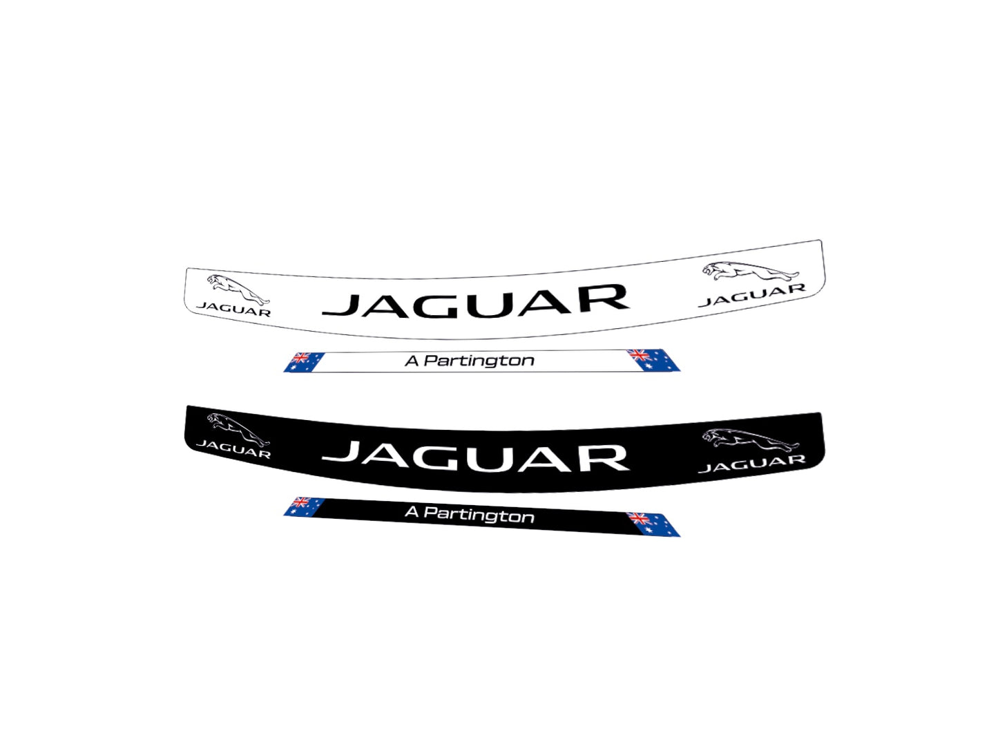JAGUAR visor stripe for helmet (Karting, Motorsport, Moto)