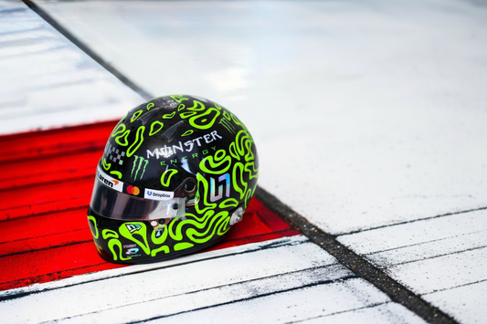 LANDO 2025 Sticker Kit for helmet Color Scheme 1 in FLUO (design pack) (Karting, Motorsport, Moto)