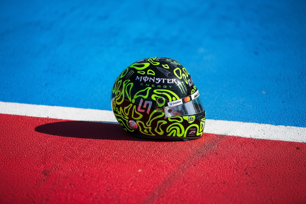 LANDO 2025 Sticker Kit for helmet Color Scheme 1 in FLUO (design pack) (Karting, Motorsport, Moto)