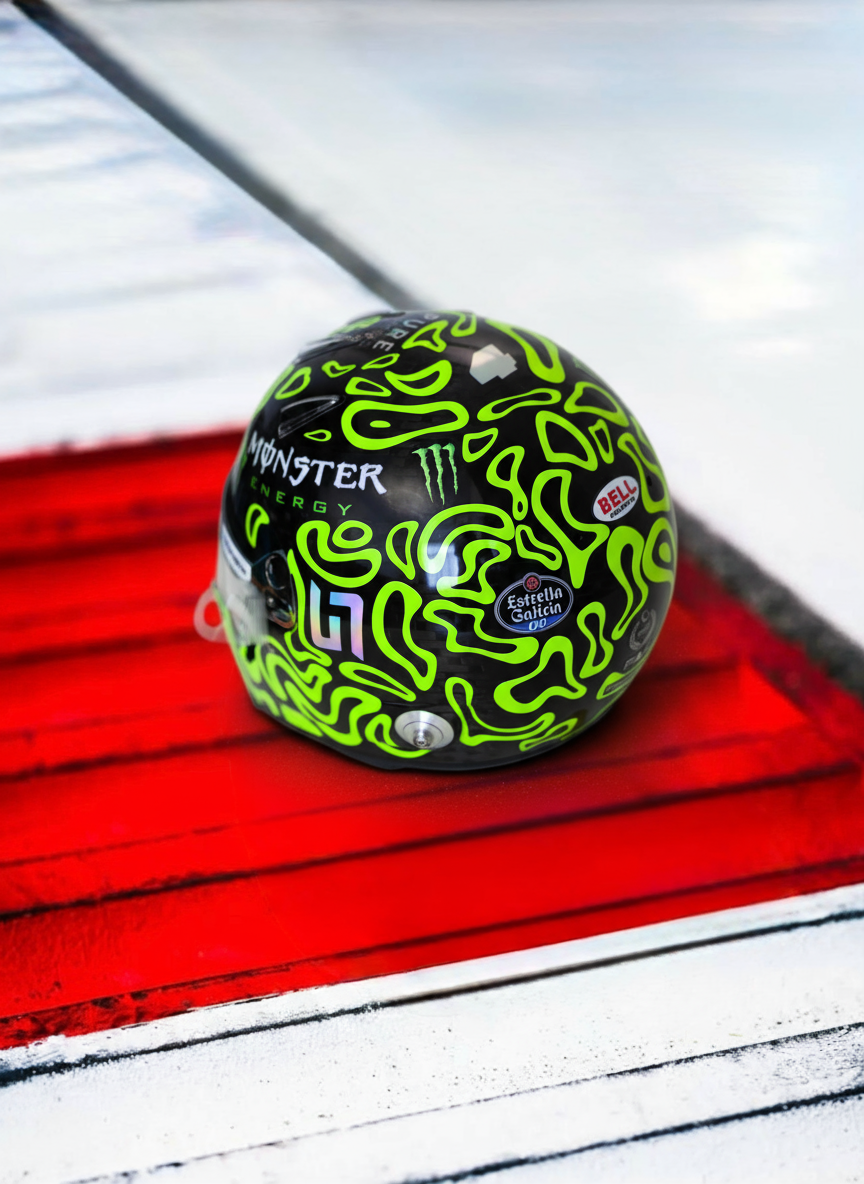 LANDO 2025 Sticker Kit for helmet Color Scheme 1 in FLUO (design pack) (Karting, Motorsport, Moto)