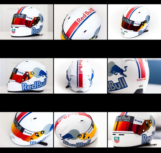 RB Sticker Kit for helmet Coloe Scheme #2 Blue (design pack) (Karting, Motorsport, Moto)