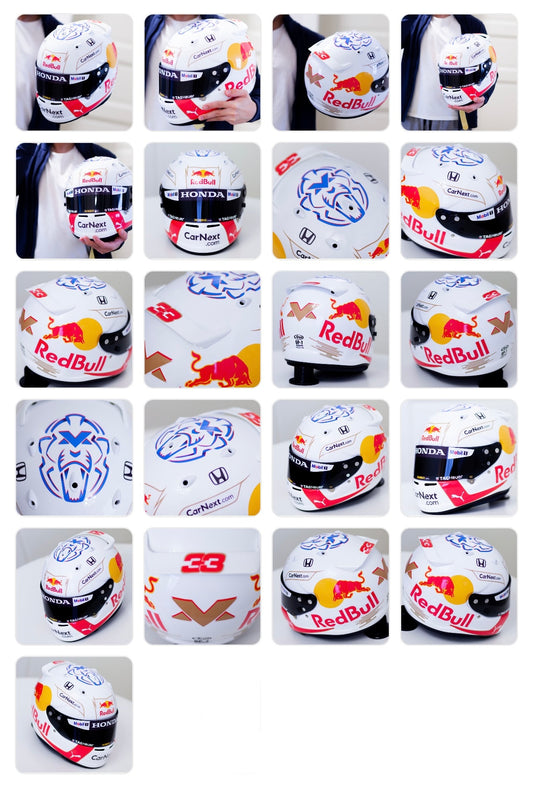 RB MV 2021 Sticker Kit for helmet (design pack) (Karting, Motorsport, Moto)