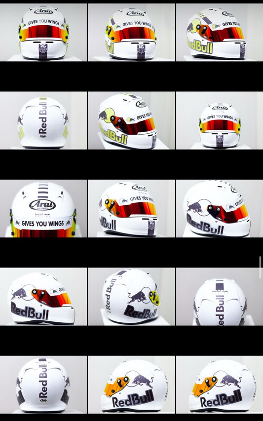 RB Sticker Kit for helmet Coloe Scheme #3 Yellow (design pack) (Karting, Motorsport, Moto)