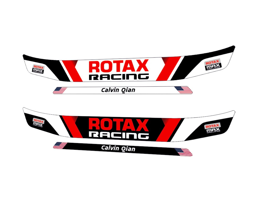 Rotax Max visor stripe for helmet (Karting, Motorsport, Moto)