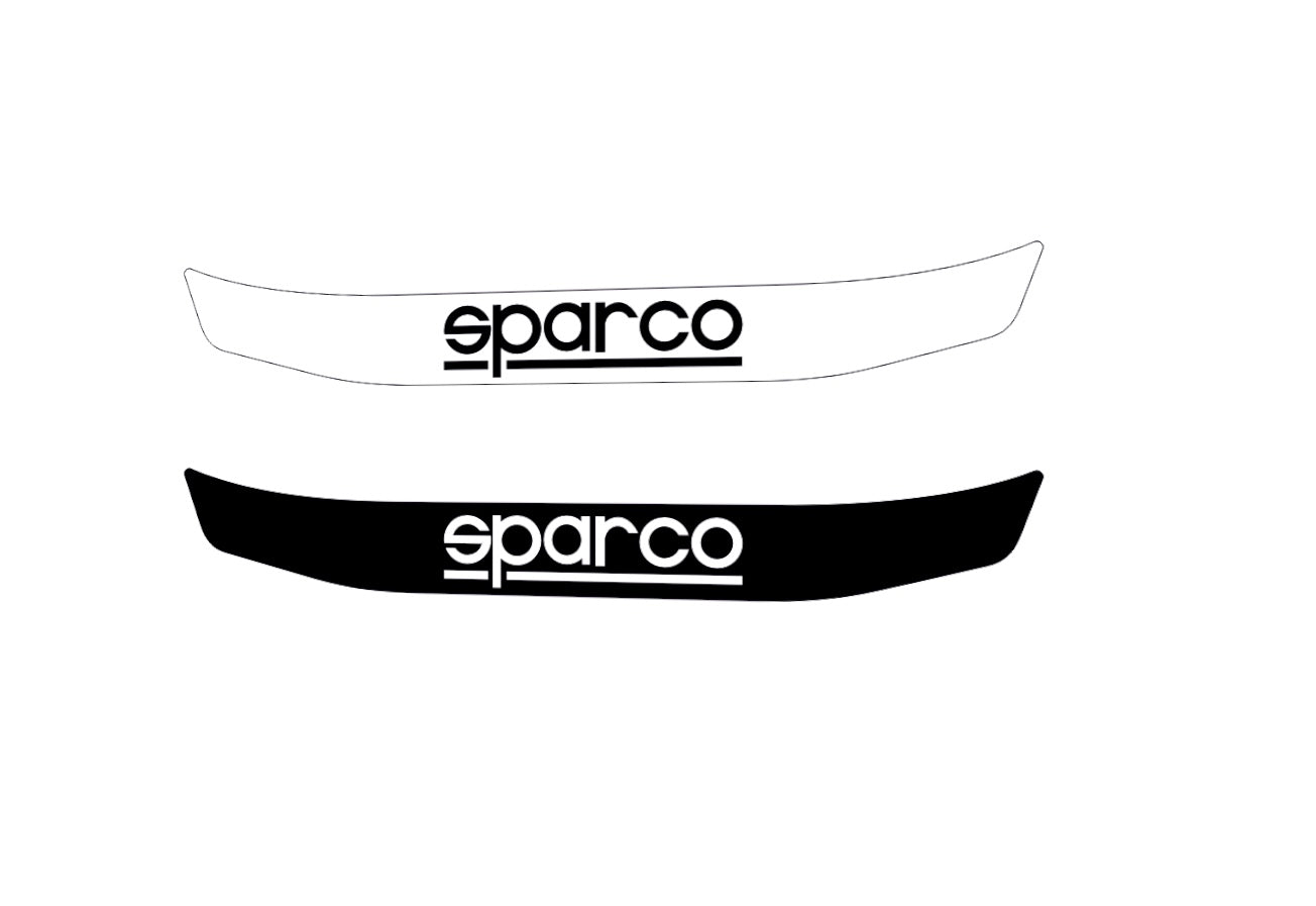 Sparco RW 5W / 7W visor Sticker (Karting, Motorsport, Moto)