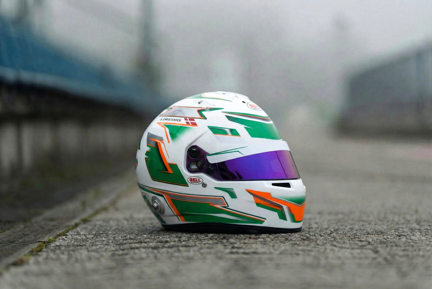 ALPHA Sticker Kit for helmet Color Scheme #6 (design pack) (Karting, Motorsport, Moto)