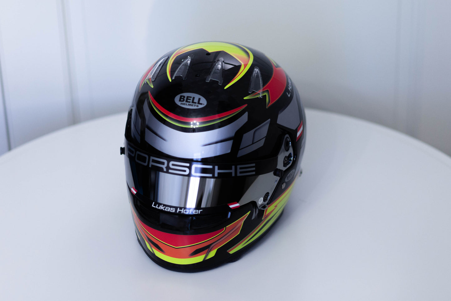 ALPHA Sticker Kit for helmet Color Scheme #7 with metal Silver (design pack) (Karting, Motorsport, Moto)
