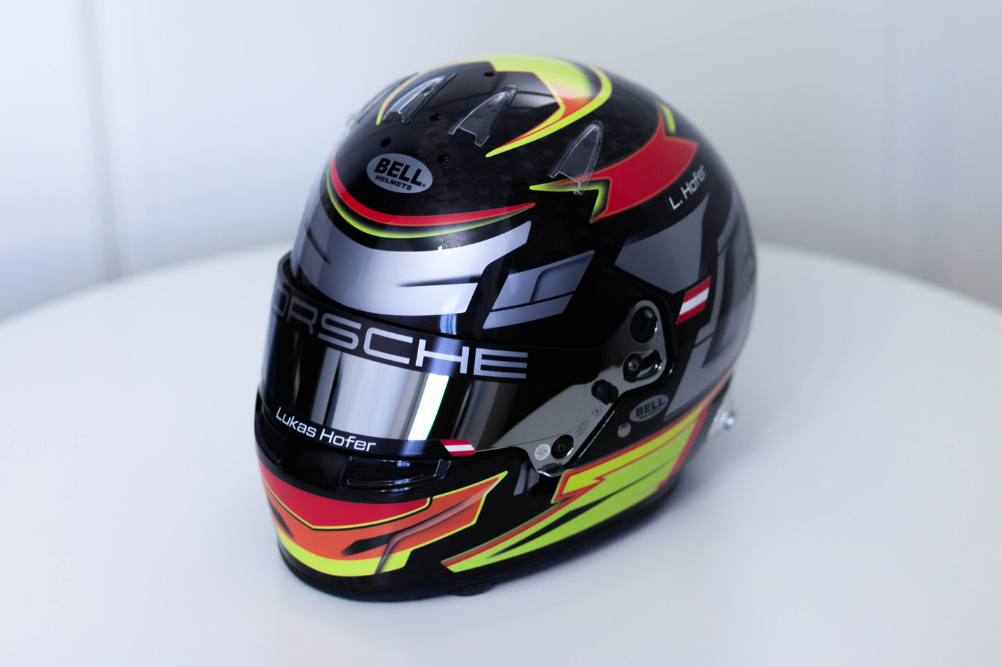 ALPHA Sticker Kit for helmet Color Scheme #7 with metal Silver (design pack) (Karting, Motorsport, Moto)