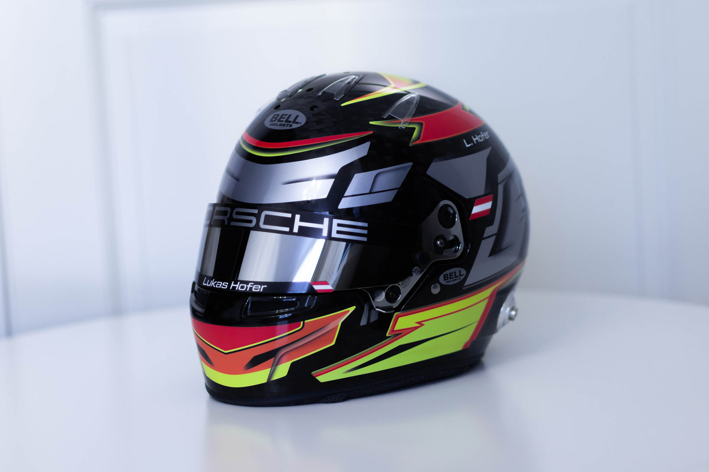 ALPHA Sticker Kit for helmet Color Scheme #7 with metal Silver (design pack) (Karting, Motorsport, Moto)