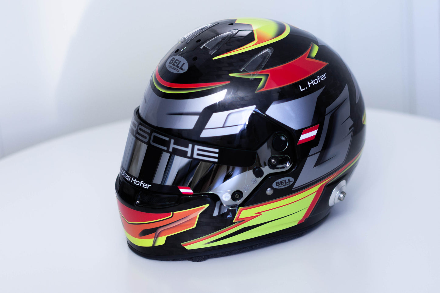 ALPHA Sticker Kit for helmet Color Scheme #7 with metal Silver (design pack) (Karting, Motorsport, Moto)