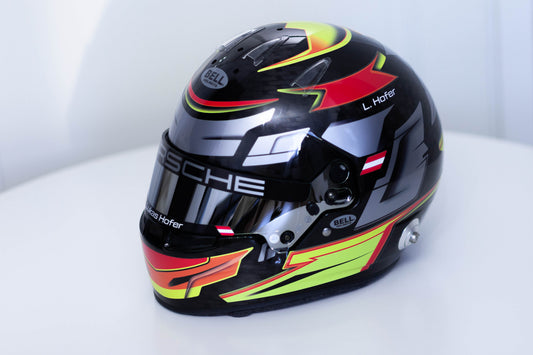 ALPHA Sticker Kit for helmet Color Scheme #7 with metal Silver (design pack) (Karting, Motorsport, Moto)