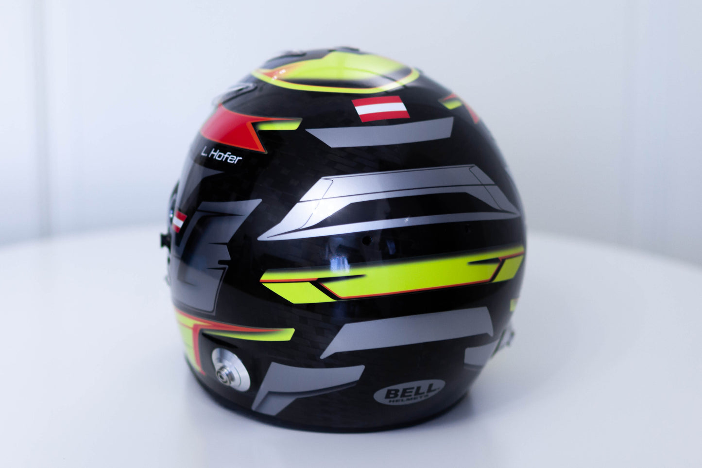 ALPHA Sticker Kit for helmet Color Scheme #7 with metal Silver (design pack) (Karting, Motorsport, Moto)