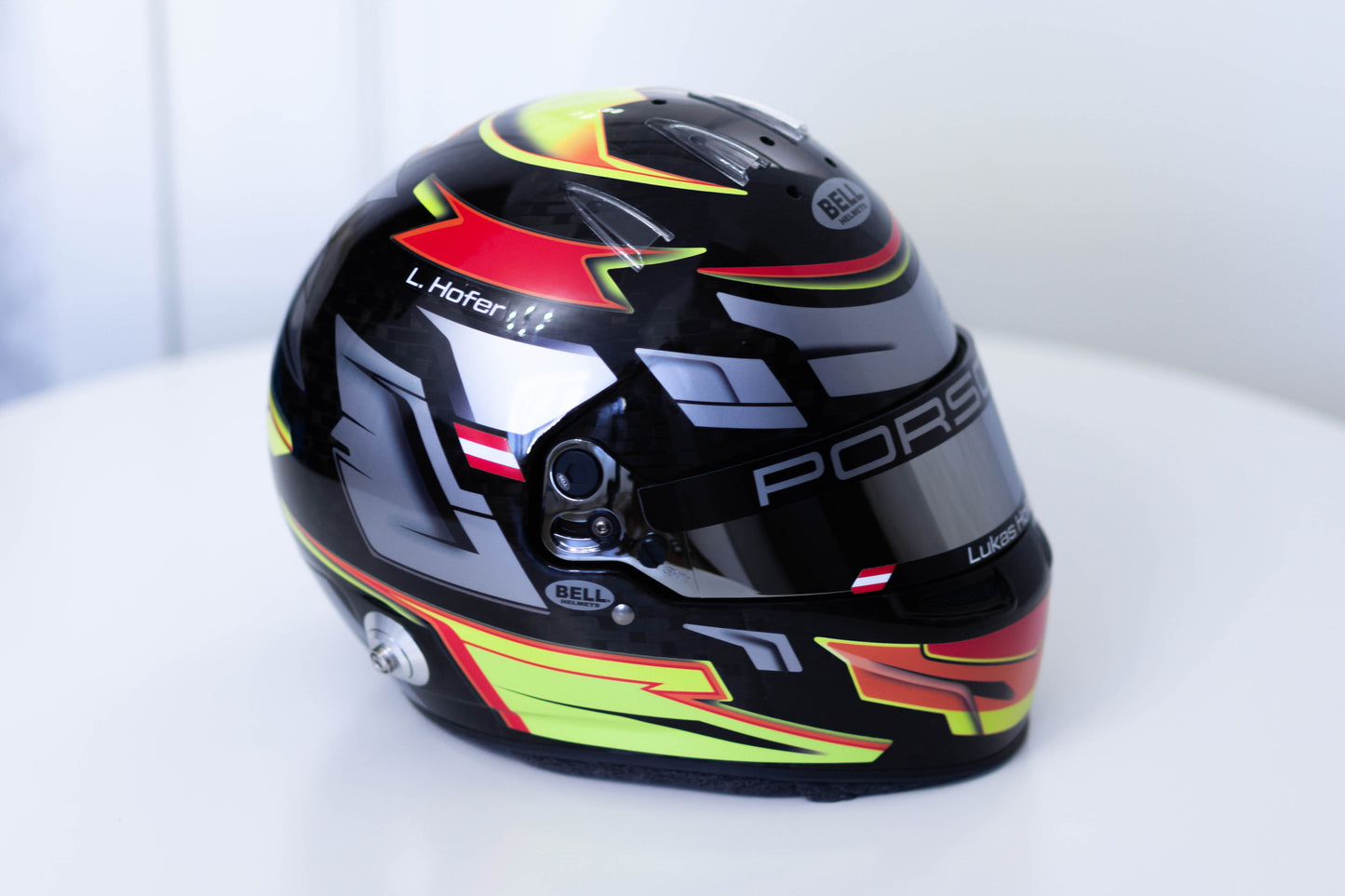 ALPHA Sticker Kit for helmet Color Scheme #7 with metal Silver (design pack) (Karting, Motorsport, Moto)