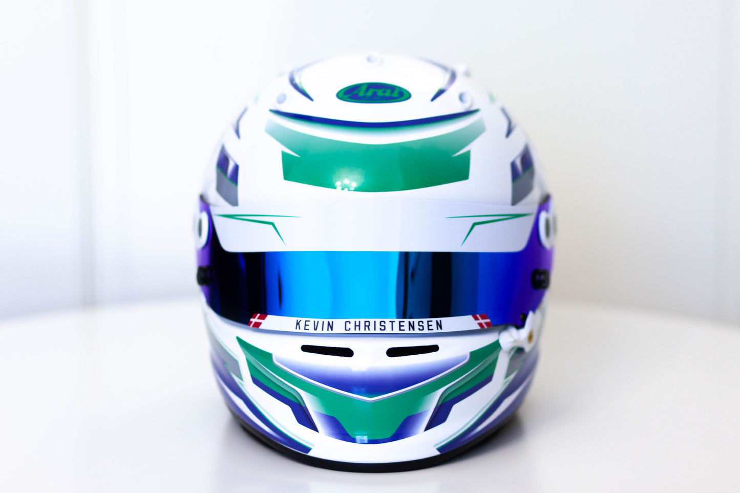 ALPHA Sticker Kit for helmet Color Scheme #8 (design pack) (Karting, Motorsport, Moto)