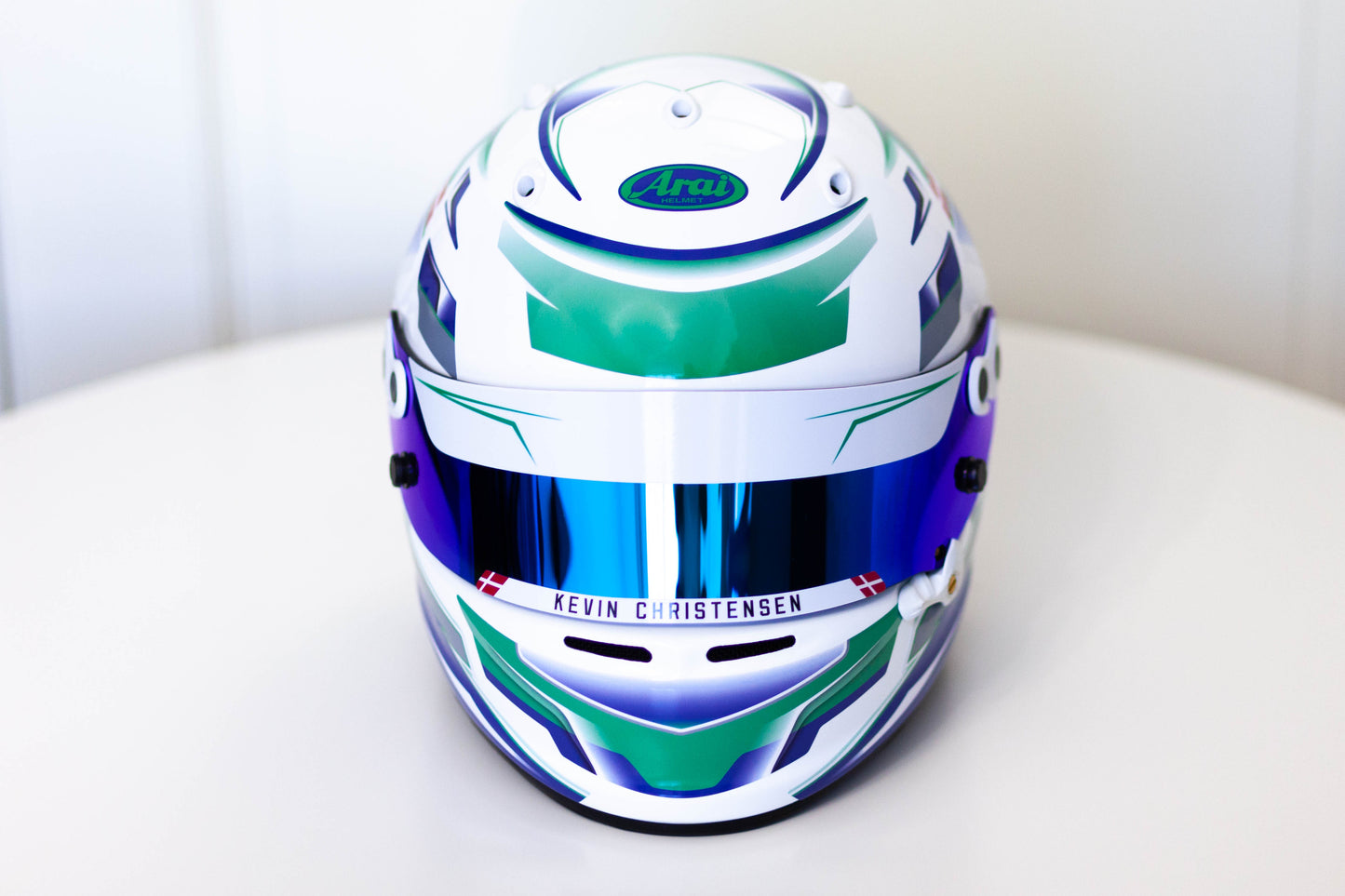ALPHA Sticker Kit for helmet Color Scheme #8 (design pack) (Karting, Motorsport, Moto)