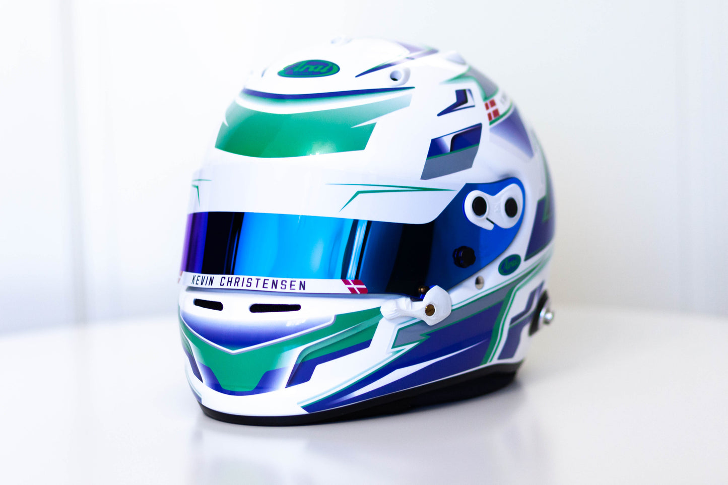 ALPHA Sticker Kit for helmet Color Scheme #8 (design pack) (Karting, Motorsport, Moto)