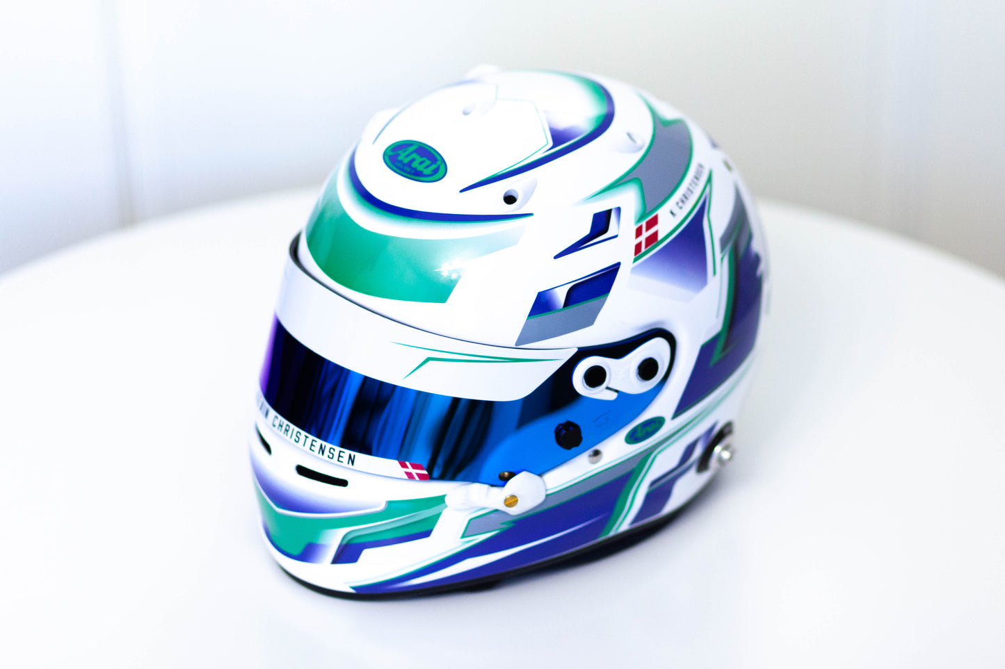 ALPHA Sticker Kit for helmet Color Scheme #8 (design pack) (Karting, Motorsport, Moto)