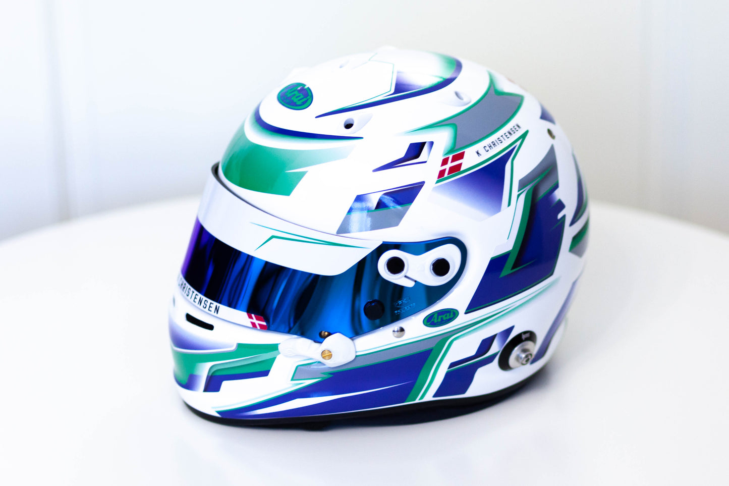 ALPHA Sticker Kit for helmet Color Scheme #8 (design pack) (Karting, Motorsport, Moto)