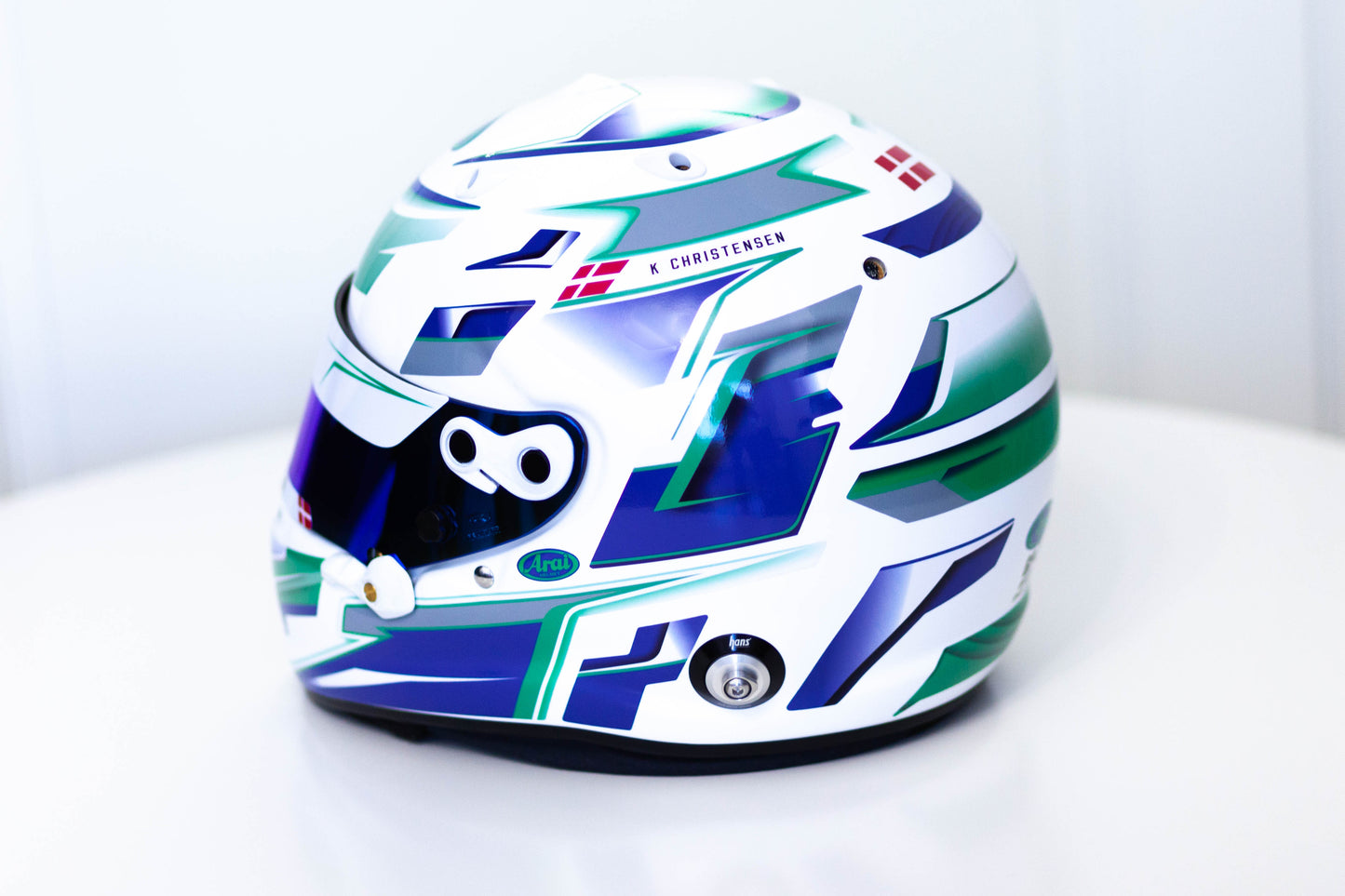 ALPHA Sticker Kit for helmet Color Scheme #8 (design pack) (Karting, Motorsport, Moto)