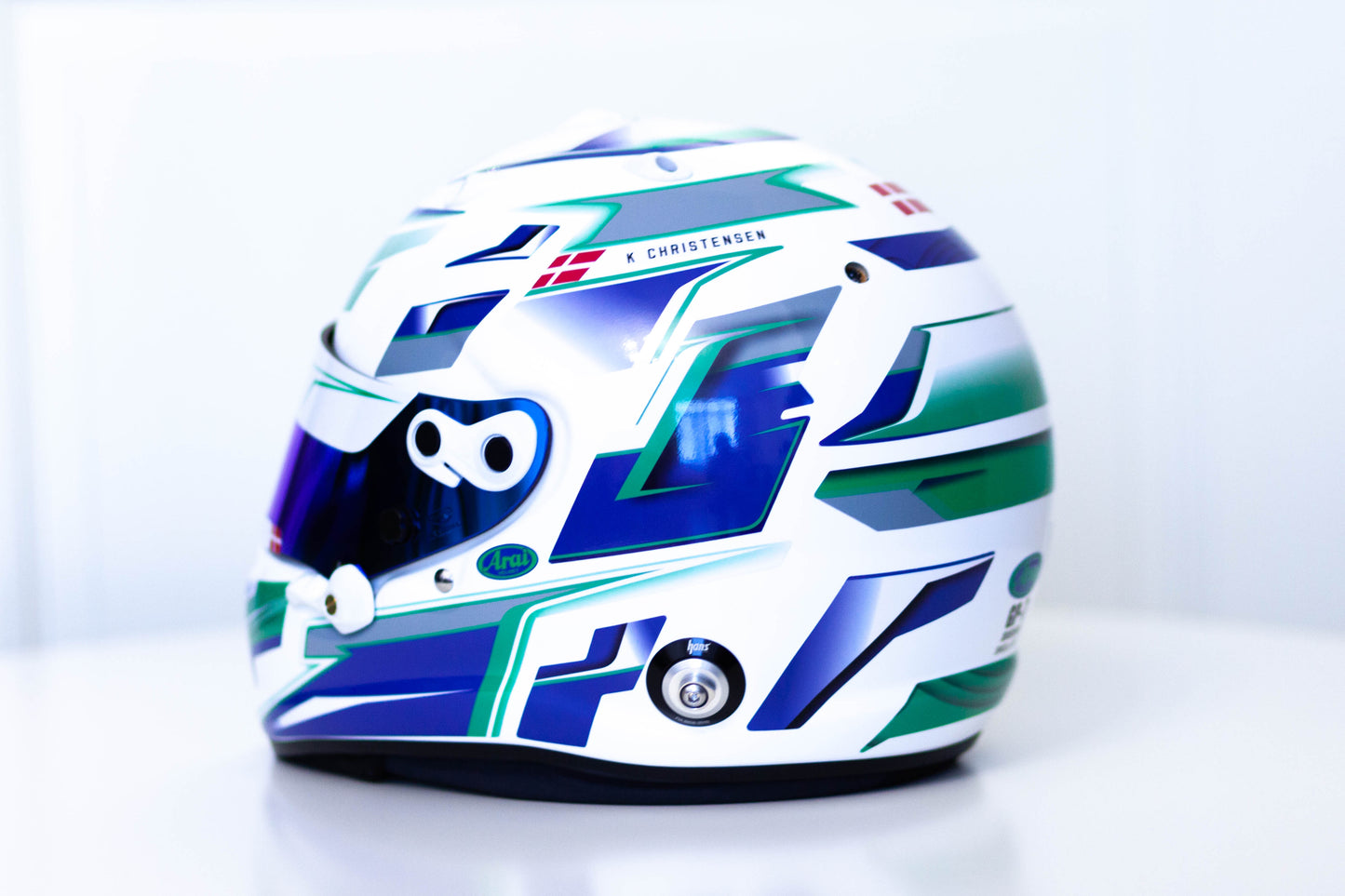 ALPHA Sticker Kit for helmet Color Scheme #8 (design pack) (Karting, Motorsport, Moto)