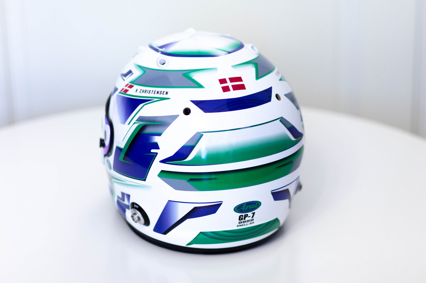 ALPHA Sticker Kit for helmet Color Scheme #8 (design pack) (Karting, Motorsport, Moto)
